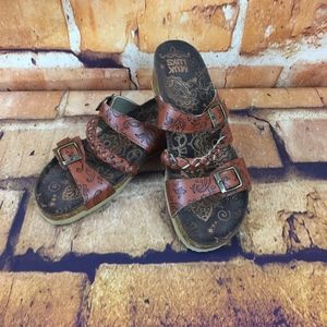 Muk Luks Bonnie Flat Bed Sandal  sz 9 #9